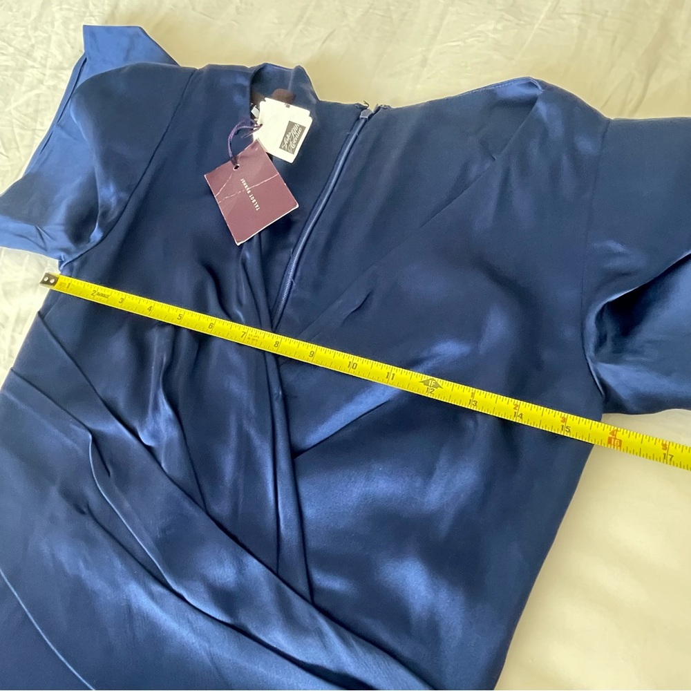 TALBOT‎ RUNHOF Tulip-Sleeve Satin Gown - Picture 10 of 16